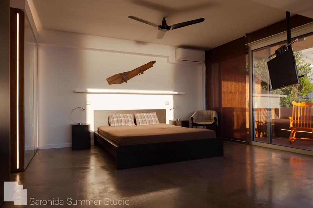 Saronida Summer Studio With Breathtaking View Lagonisi Dış mekan fotoğraf