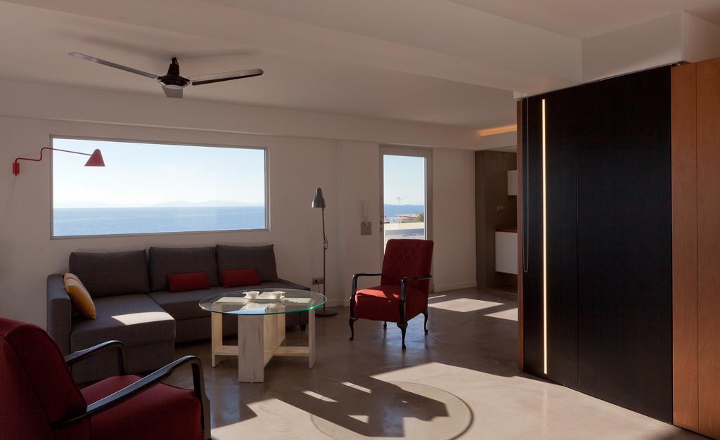 Saronida Summer Studio With Breathtaking View Lagonisi Dış mekan fotoğraf
